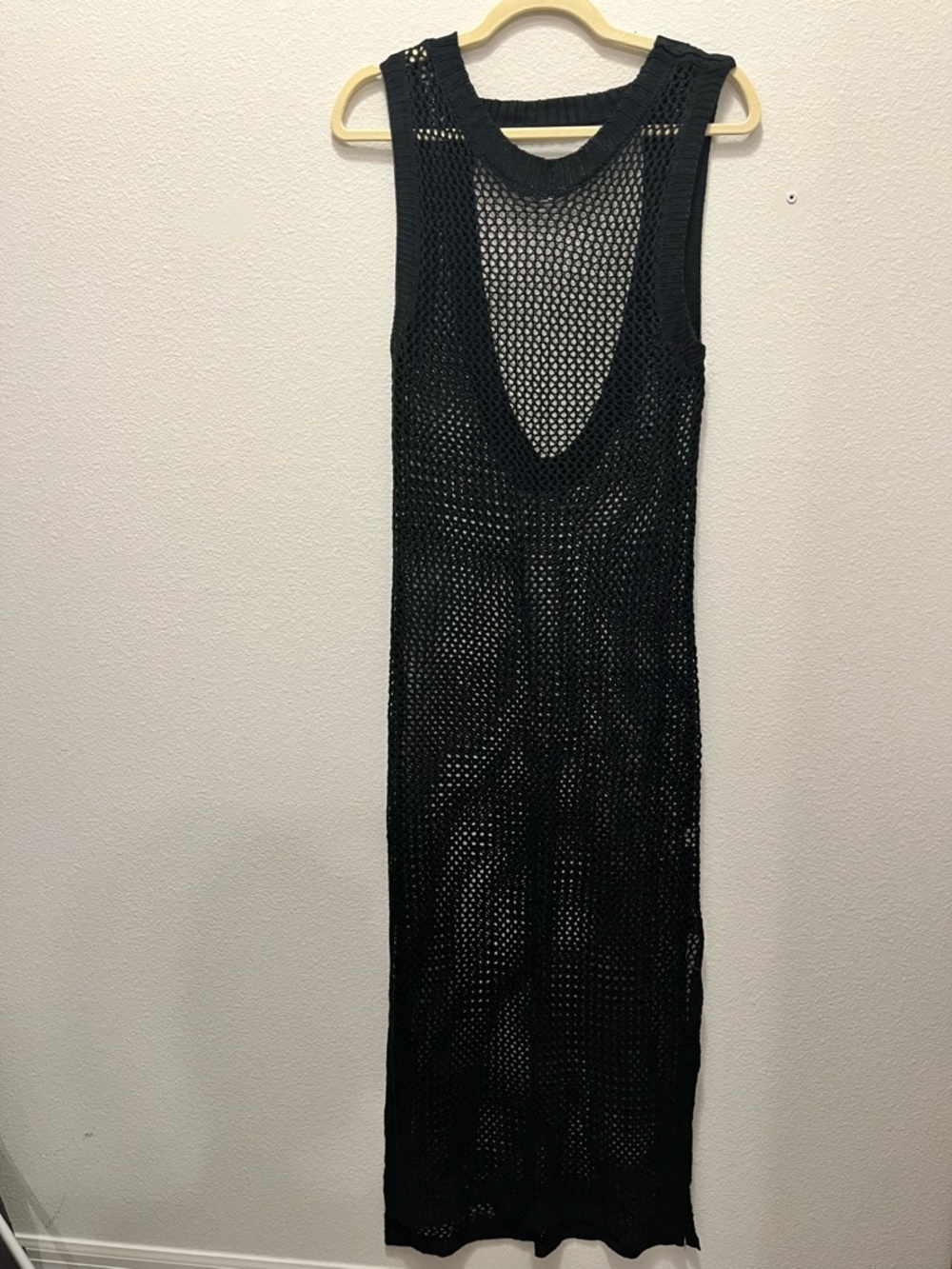 NWOT Black Mesh Swim Cover-Up Dress - Women - Picture 2 of 4